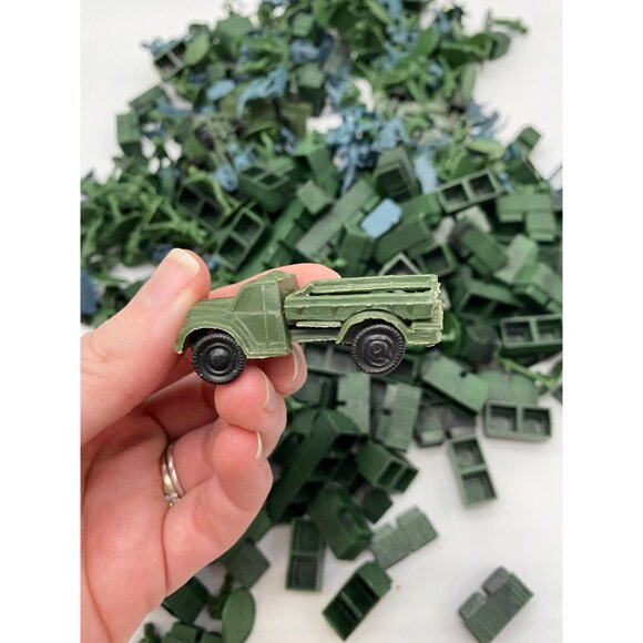 Vintage Sta-Lox Miniature Army Brick Set - Picture 8 of 8